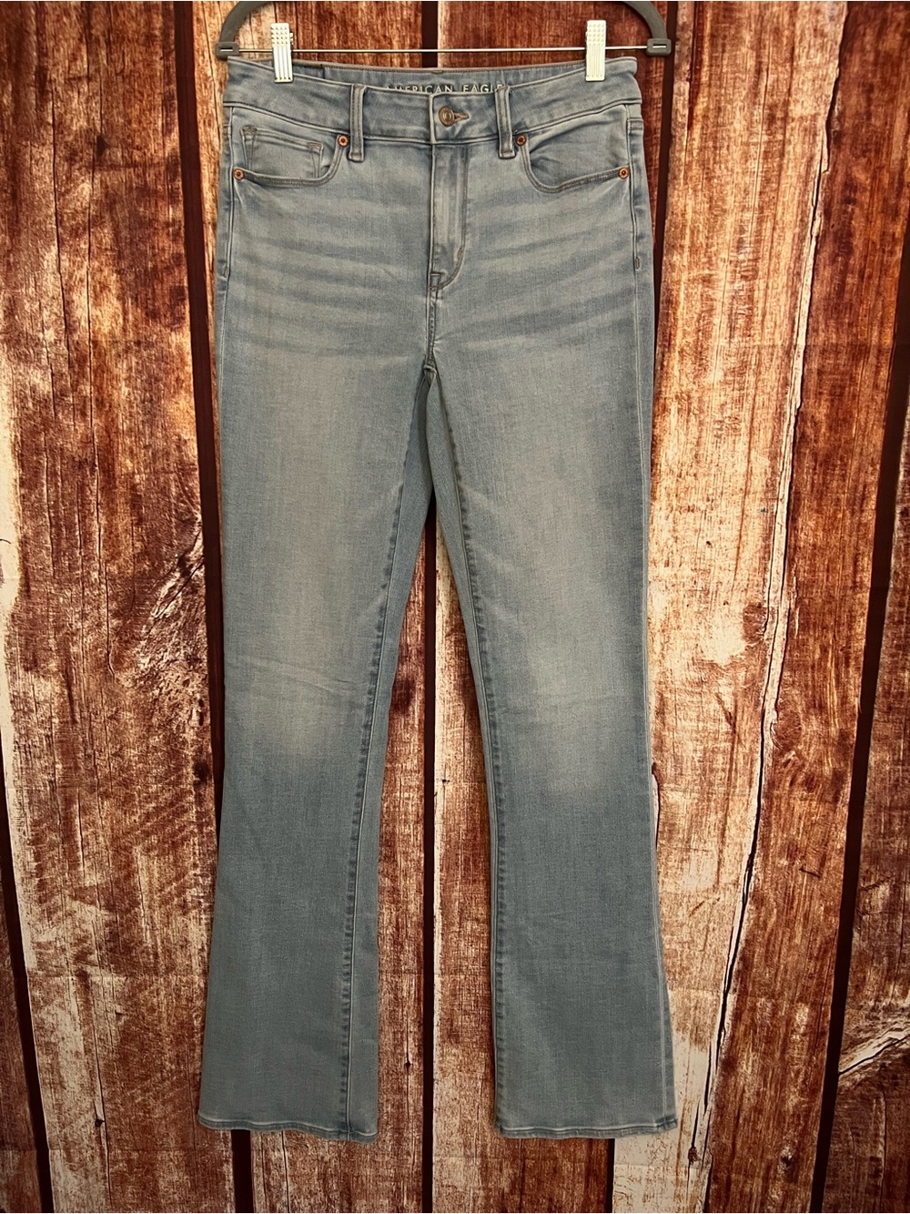 American Eagle Outfitters | High-Rise Skinny Kick Jeans 4 X-Long Inseam 35”